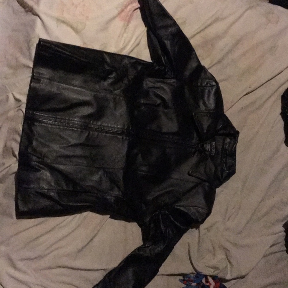 Leather jacket